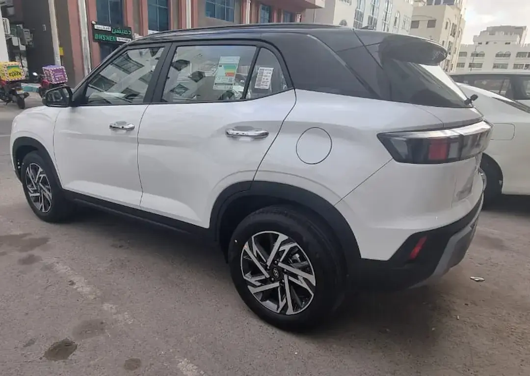 Left side view of an economic Hyundai Creta 2026 model for rent in Abu Dhabi